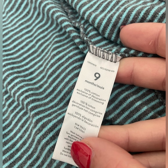 9 Months Carter’s Infant/Baby Button Up Footie PJ Bundle - Picture 13 of 15